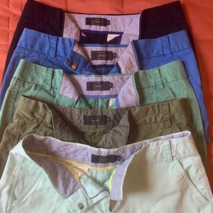 5 Pairs of J. Crew 3-inch Chino Shorts 🎉
